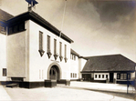 Hoofdgevel met zijvleugel.
<br/>
Adrianus Meijer, Beeldbank Stadsarchief, jaren 30
